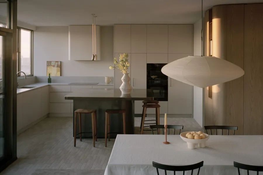 Modern kitchen interior lighting design